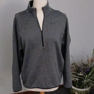 Nike Dark Gray Quarter-Zip Top